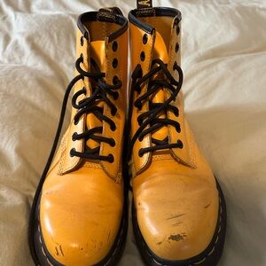 Yellow doc Martins